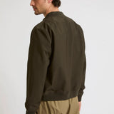 Waterproof wool-blend varsity jacket