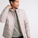 Loro Piana wool-silk fabric down jacket