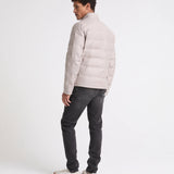 Loro Piana wool-silk fabric down jacket