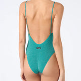 Woman lurex one-piece swimsuit Cecille by MC2 SAINT BARTH