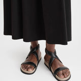The Leather Chunky Sandal black/ecru