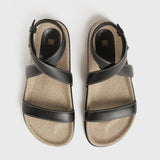 The Leather Chunky Sandal black/ecru