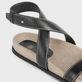 The Leather Chunky Sandal black/ecru