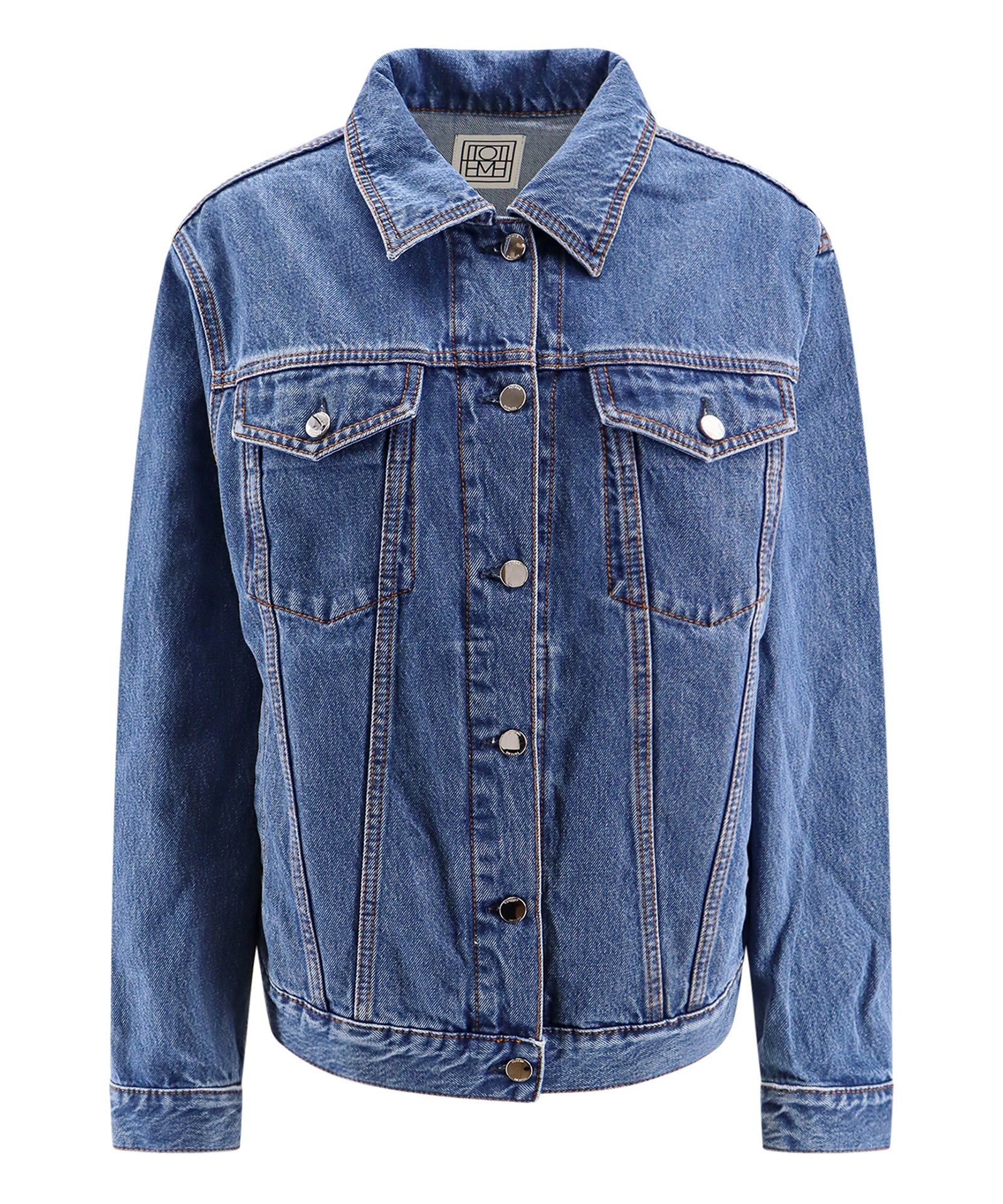 TOTEME｜DENIM JACKETS (Classic denim jacket (242-WRO2395 Classic denim jacket vibrant blue – TOTEME