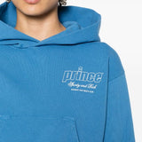 Logo-printed cropped hoodie