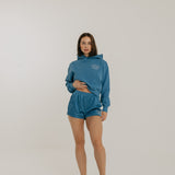Perforated-design shorts