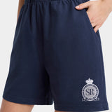 Royal Club Gym Short - Navy/White