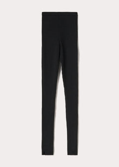 Rib Knit Wool Leggings by Toteme - The Line