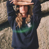 Royal Club Crewneck - Navy/White
