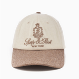 White-Beige Hat by Sporty & Rich