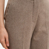 Cashmere tailored trousers
