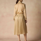 DRESS IN POLKA DOT SILK