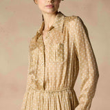DRESS IN POLKA DOT SILK