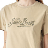 EMILIE LOGO RHINESTONE T-SHIRT by MC2 Saint Barth