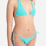 Women's MC2 Saint Barth Guiana W crinkle top Aquamarine