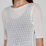 Crochet top off-white