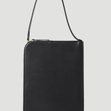 Slim Shoulder Black Bag