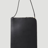 Slim Shoulder Black Bag