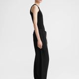 Fluid drawstring trousers black by Toteme