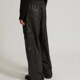 CARGO TROUSERS IN LAMB LEATHER by Yves Salomon