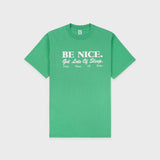 Be Nice T-krekls — zaļš/balts