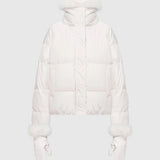 White BOXY DOWN JACKET by Yves Salomon