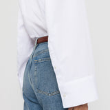 White wide sleeve shirt by Toteme