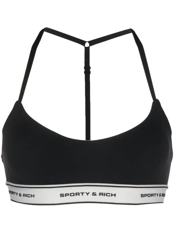 Logo-underband sports bra by Sporty & Rich – The Line