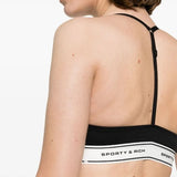 Logo-underband sports bra by Sporty & Rich