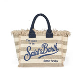 SAND STRIPED VANITY BAG by MC2 Saint Barth