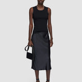 Isaak Silk Satin Skirt