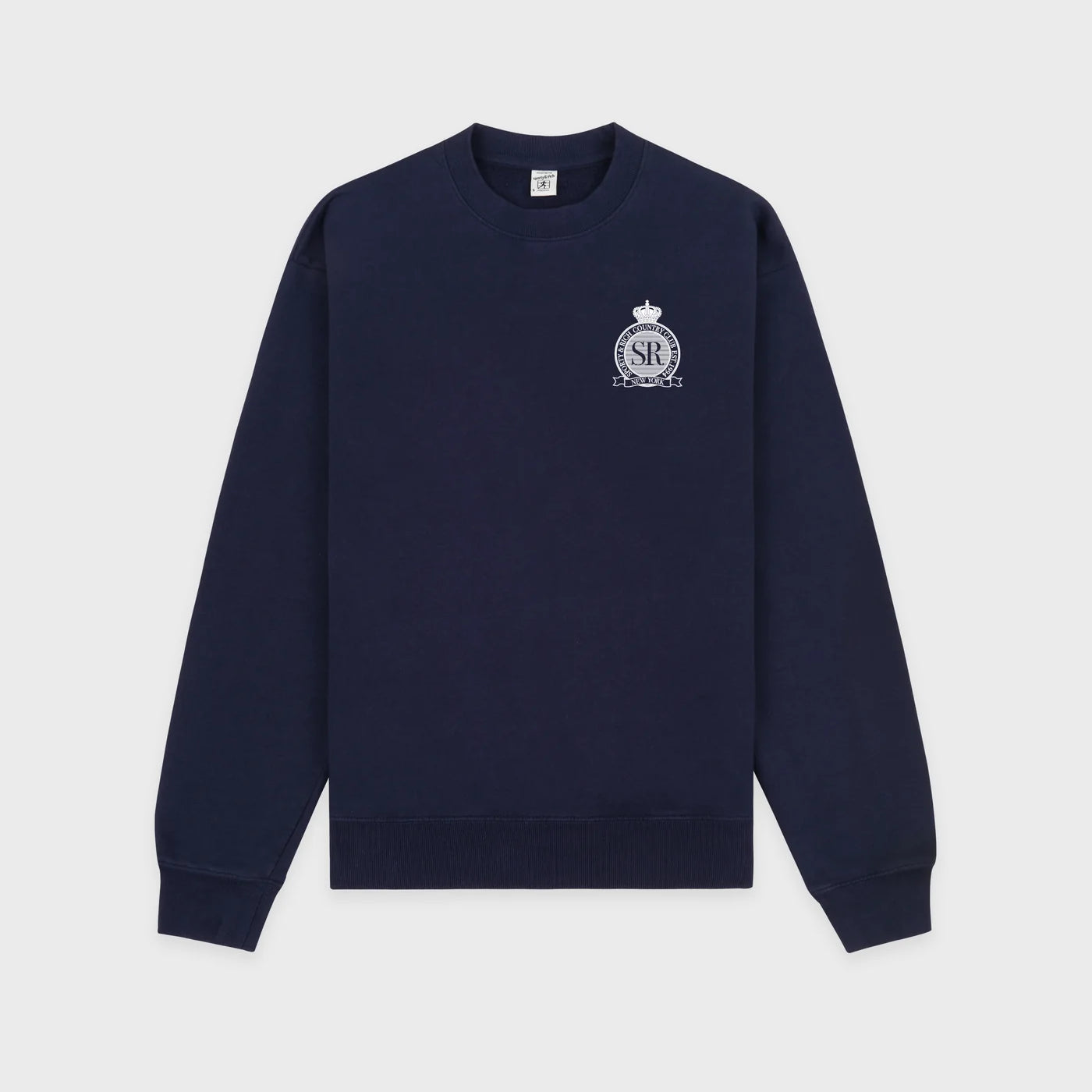 Royal Club Crewneck - Navy/White