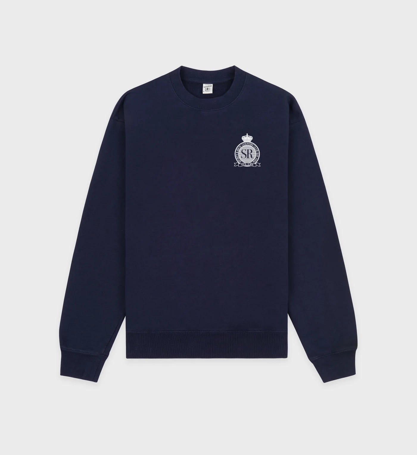 Royal Club Crewneck - Navy/White – The Line