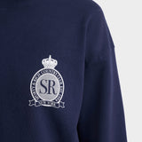 Royal Club Crewneck - Navy/White