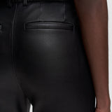 Coleman Long Leather Stretch Trousers