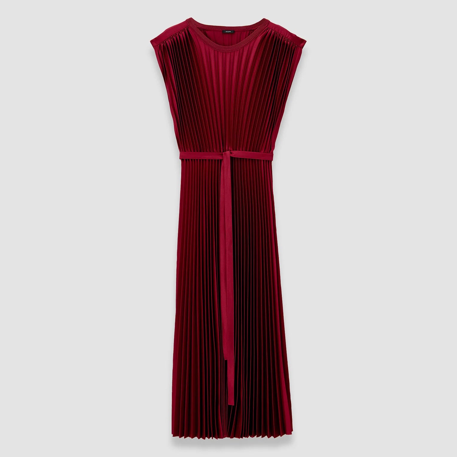 Volta Knit Weave Plissé Dress
