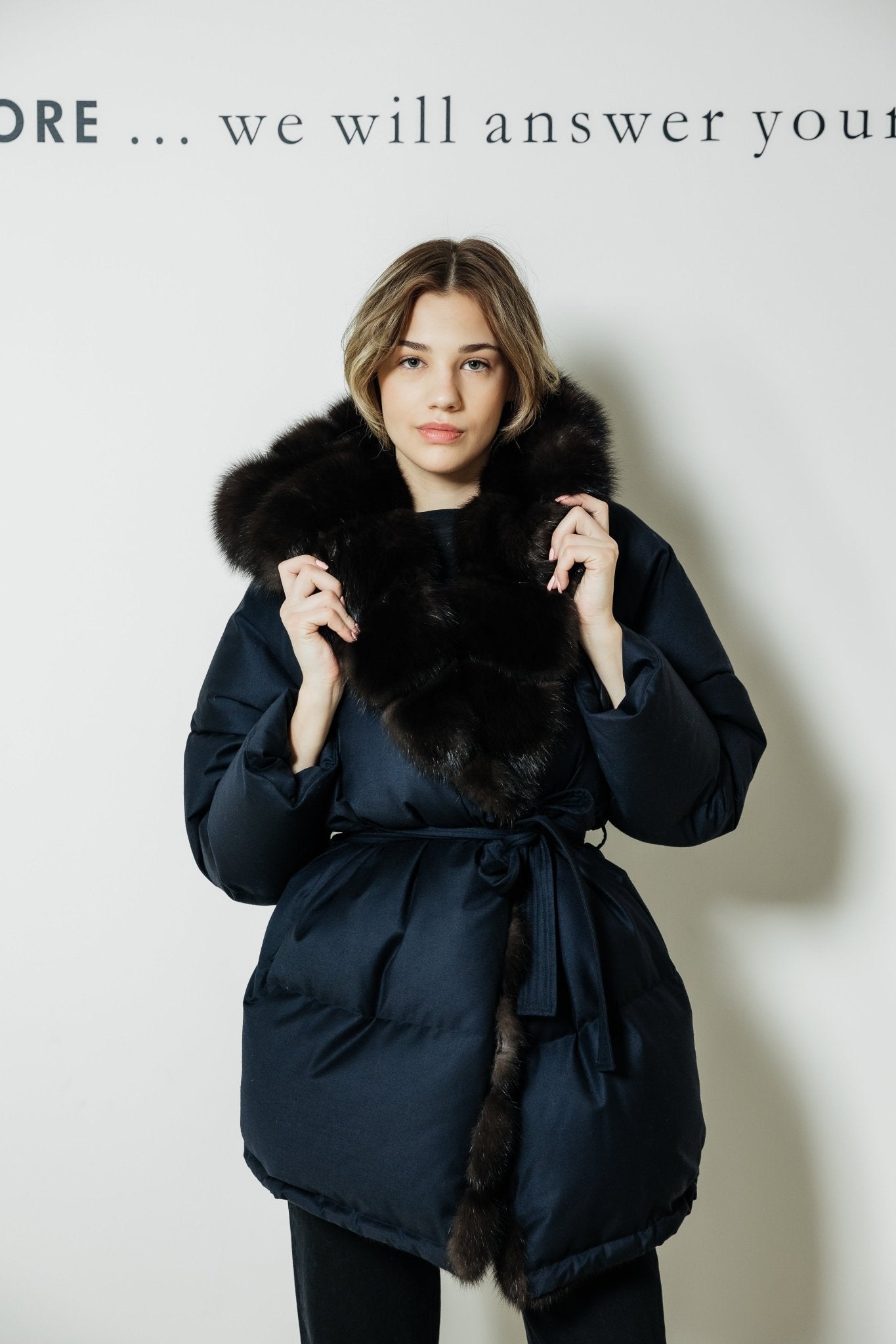 Down Jacket Sable by Yves Salomon The Line