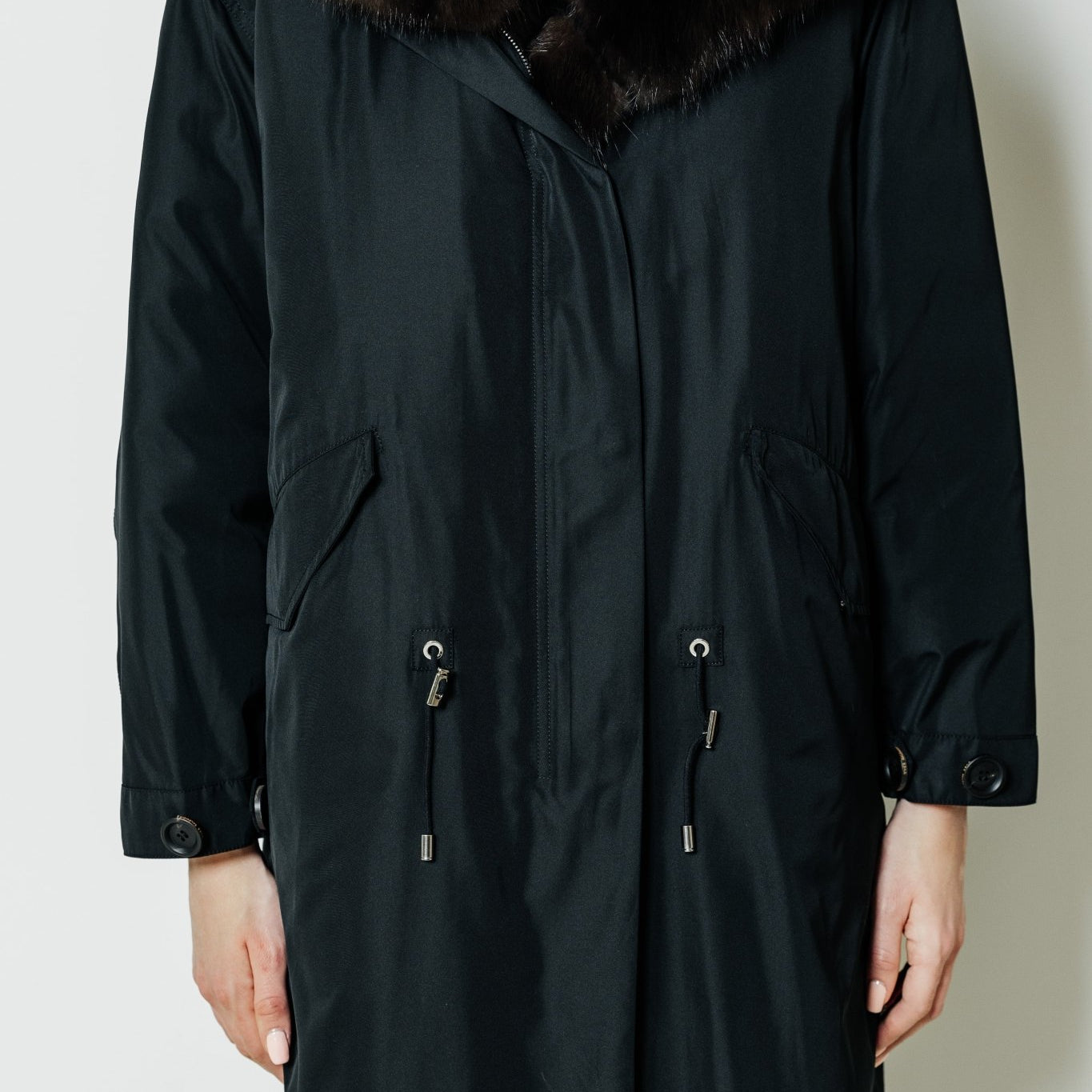 Down Jacket Sable by Yves Salomon - The Line