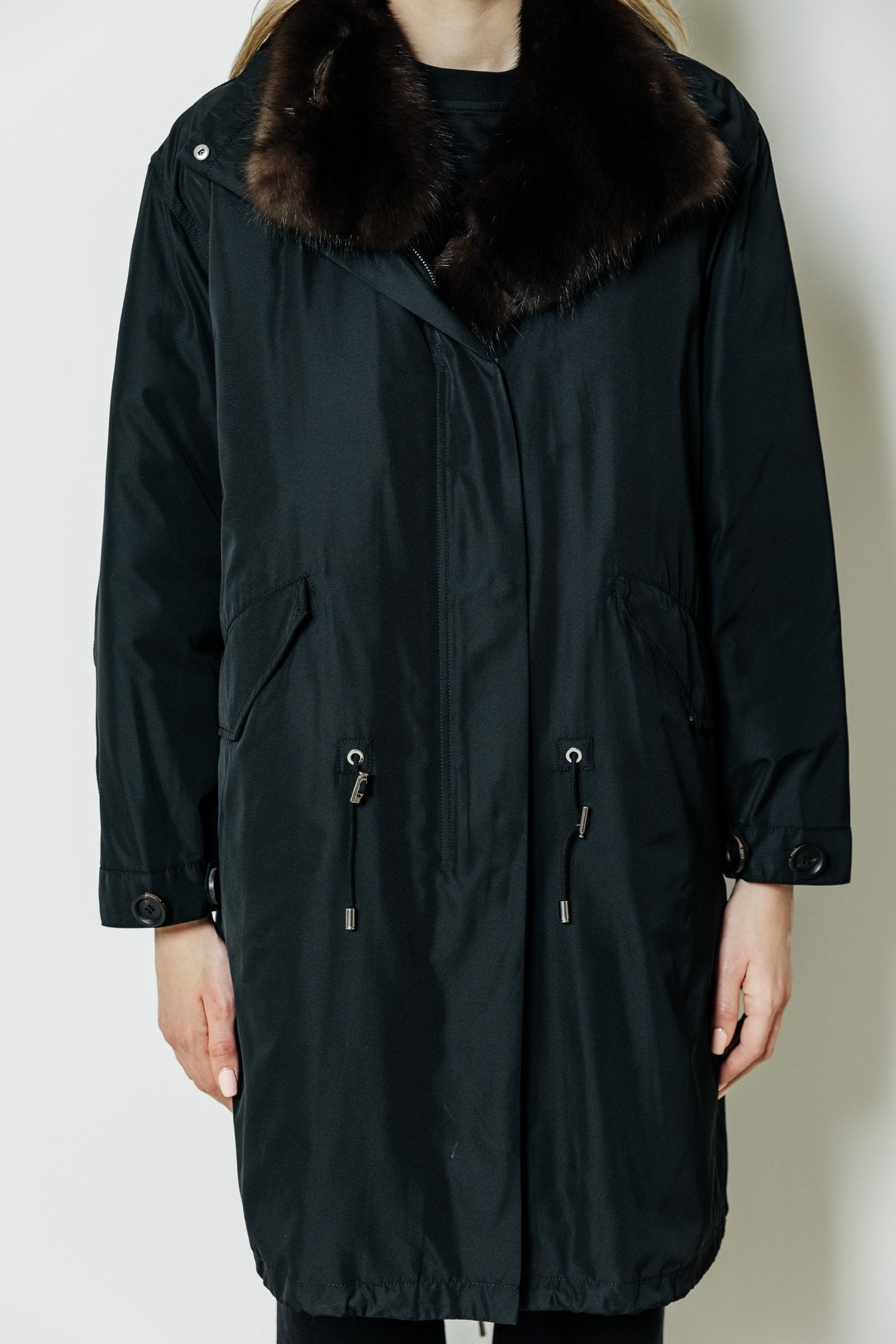 Down Jacket Sable by Yves Salomon - The Line