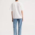Oversized cotton tee off-white by Toteme - The Line