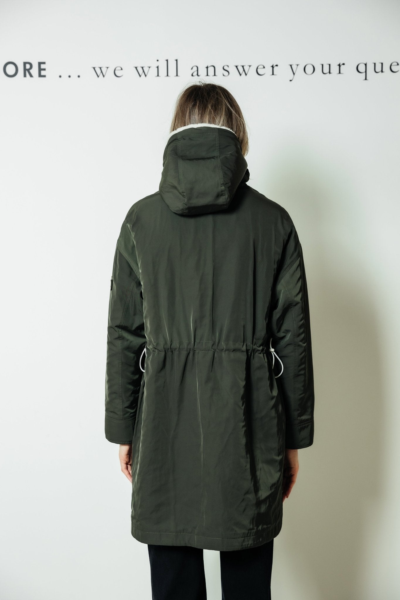 Parka Army Khaki by Yves Salomon The Line