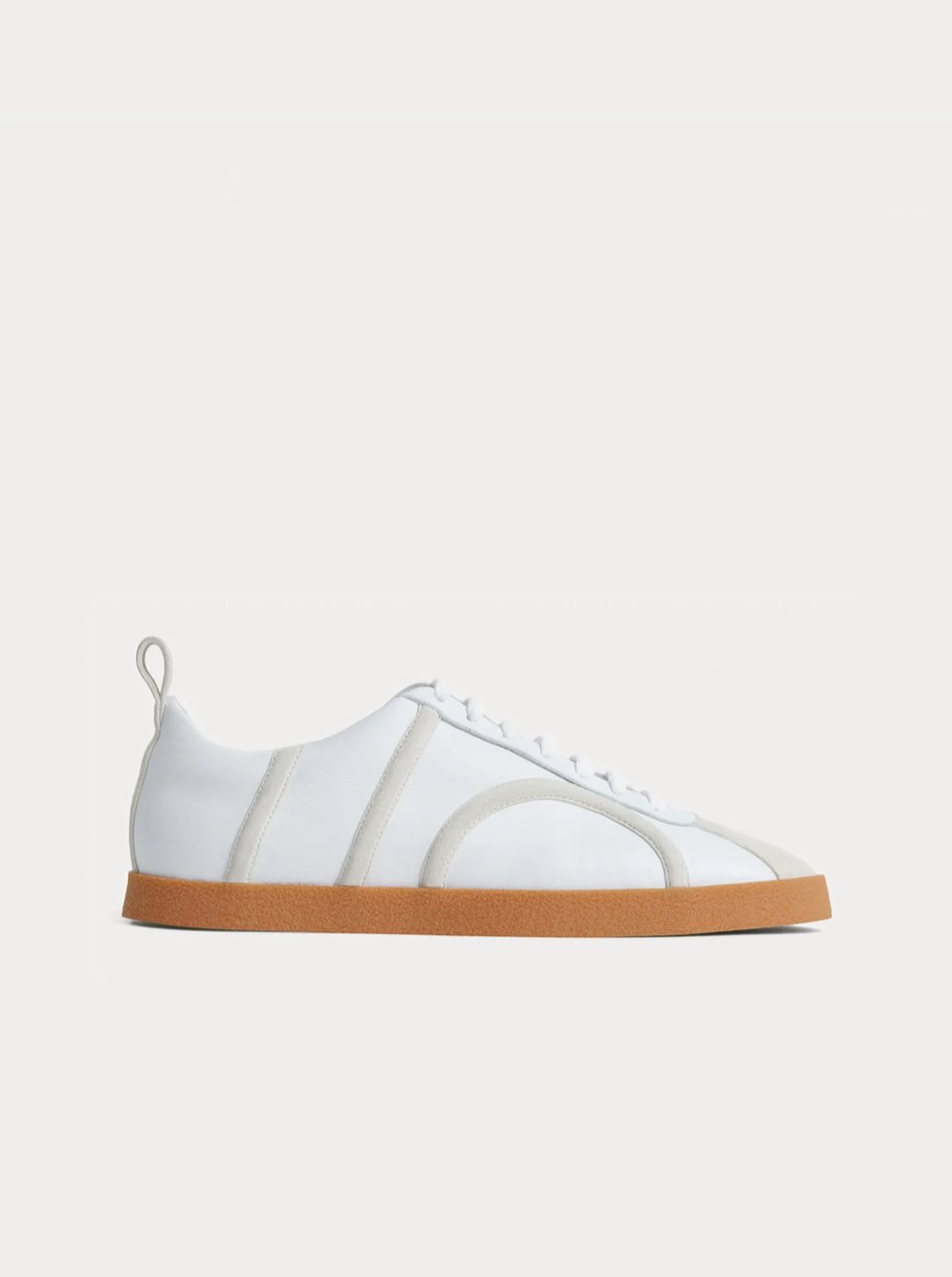 The Leather Sneaker off-white by Toteme - The Line