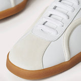 The Leather Sneaker off-white by Toteme - The Line