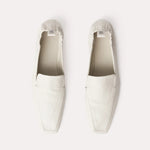 The Travel Loafer Beige Lizard Toteme - The Line